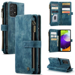 CaseMe-C30 PU + TPU Custodia multifunzionale orizzontale in pelle con flip con supporto e slot per schede e portafoglio e tasca con cerniera, For Samsung Galaxy A12, For Samsung Galaxy A52 5G / 4G, For Samsung Galaxy Note10+                            ...