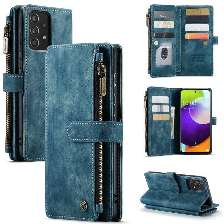 CaseMe-C30 PU + TPU Custodia multifunzionale orizzontale in pelle con flip con supporto e slot per schede e portafoglio e tasca con cerniera, For Samsung Galaxy A12, For Samsung Galaxy A52 5G / 4G, For Samsung Galaxy Note10+                            ...