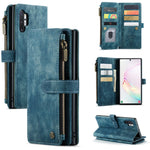 CaseMe-C30 PU + TPU Custodia multifunzionale orizzontale in pelle con flip con supporto e slot per schede e portafoglio e tasca con cerniera, For Samsung Galaxy A12, For Samsung Galaxy A52 5G / 4G, For Samsung Galaxy Note10+                            ...
