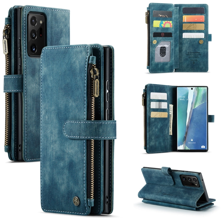 CaseMe-C30 PU + TPU Custodia multifunzionale orizzontale in pelle con flip con supporto e slot per schede e portafoglio e tasca con cerniera, For Samsung Galaxy A12, For Samsung Galaxy A52 5G / 4G, For Samsung Galaxy Note10+                            ...