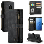 CaseMe-C30 PU + TPU Custodia multifunzionale orizzontale in pelle con flip con supporto e slot per schede e portafoglio e tasca con cerniera, For Samsung Galaxy A12, For Samsung Galaxy A52 5G / 4G, For Samsung Galaxy Note10+                            ...
