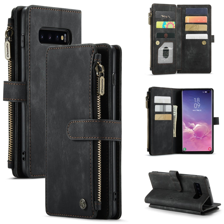 CaseMe-C30 PU + TPU Custodia multifunzionale orizzontale in pelle con flip con supporto e slot per schede e portafoglio e tasca con cerniera, For Samsung Galaxy A12, For Samsung Galaxy A52 5G / 4G, For Samsung Galaxy Note10+                            ...
