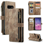 CaseMe-C30 PU + TPU Custodia multifunzionale orizzontale in pelle con flip con supporto e slot per schede e portafoglio e tasca con cerniera, For Samsung Galaxy A12, For Samsung Galaxy A52 5G / 4G, For Samsung Galaxy Note10+                            ...