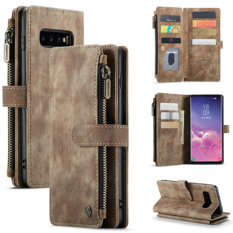 CaseMe-C30 PU + TPU Custodia multifunzionale orizzontale in pelle con flip con supporto e slot per schede e portafoglio e tasca con cerniera, For Samsung Galaxy A12, For Samsung Galaxy A52 5G / 4G, For Samsung Galaxy Note10+                            ...