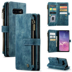 CaseMe-C30 PU + TPU Custodia multifunzionale orizzontale in pelle con flip con supporto e slot per schede e portafoglio e tasca con cerniera, For Samsung Galaxy A12, For Samsung Galaxy A52 5G / 4G, For Samsung Galaxy Note10+                            ...