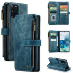 CaseMe-C30 PU + TPU Custodia multifunzionale orizzontale in pelle con flip con supporto e slot per schede e portafoglio e tasca con cerniera, For Samsung Galaxy S10+, For Samsung Galaxy S20 5G, For Samsung Galaxy S20+ 5G, For Samsung Galaxy S20 Ultra 5...