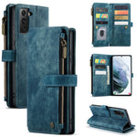 CaseMe-C30 PU + TPU Custodia multifunzionale orizzontale in pelle con flip con supporto e slot per schede e portafoglio e tasca con cerniera, For Samsung Galaxy S10+, For Samsung Galaxy S20 5G, For Samsung Galaxy S20+ 5G, For Samsung Galaxy S20 Ultra 5...