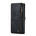 CaseMe-C30 PU + TPU Custodia multifunzionale orizzontale in pelle con flip con supporto e slot per schede e portafoglio e tasca con cerniera, For Samsung Galaxy S21+ 5G, For Samsung Galaxy S21 Ultra 5G, For Samsung Galaxy S21 FE