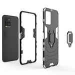 Custodia protettiva antiurto per PC + TPU con supporto per anello magnetico, For vivo Y21