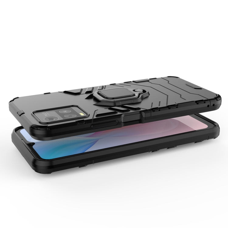 Custodia protettiva antiurto per PC + TPU con supporto per anello magnetico, For vivo Y21