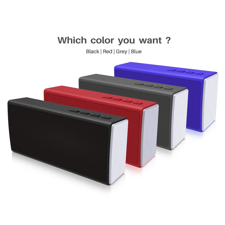 NewRixing NR-5012 Altoparlante Bluetooth con placcatura da tavolo, supporto chiamate in vivavoce / scheda TF / disco FM / U