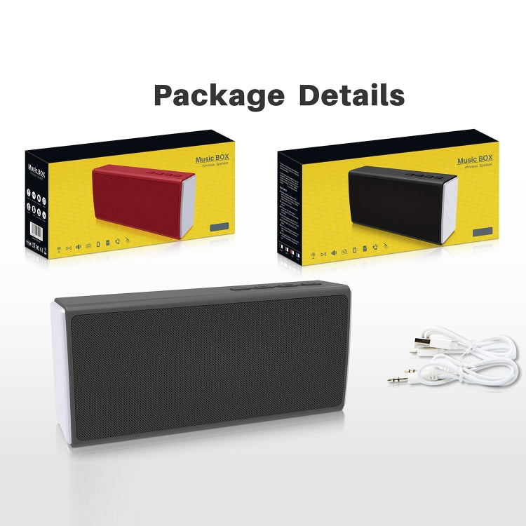 NewRixing NR-5012 Altoparlante Bluetooth con placcatura da tavolo, supporto chiamate in vivavoce / scheda TF / disco FM / U