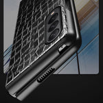 Custodia protettiva pieghevole in pelle di coccodrillo, For Samsung Galaxy Z Fold3 5G, For Samsung Galaxy Z Fold2 5G