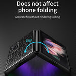 Custodia protettiva pieghevole in pelle di coccodrillo, For Samsung Galaxy Z Fold3 5G, For Samsung Galaxy Z Fold2 5G