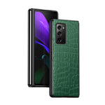 Custodia protettiva pieghevole in pelle di coccodrillo, For Samsung Galaxy Z Fold3 5G, For Samsung Galaxy Z Fold2 5G