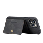 Custodia portafoglio magnetica con slot carte per iPhone 13 Pro