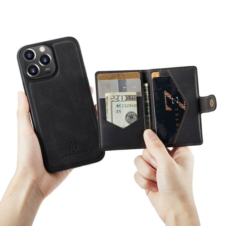 Custodia portafoglio magnetica con slot carte per iPhone 13 Pro