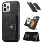 Custodia portafoglio magnetica con slot carte per iPhone 13 Pro