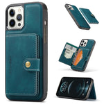 Custodia portafoglio magnetica con slot carte per iPhone 13 Pro