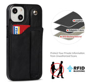 Crazy Horse Texture TPU antiurto + custodia in pelle PU con slot per schede e supporto per cinturino da polso, For iPhone 13 mini, For iPhone 13, For iPhone 13 Pro