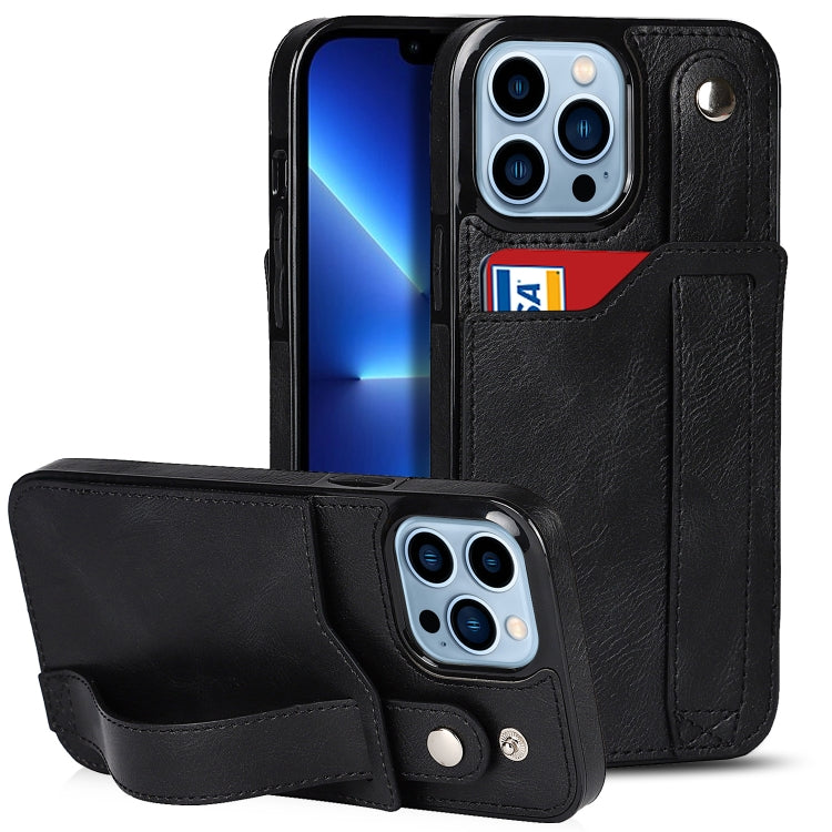 Crazy Horse Texture TPU antiurto + custodia in pelle PU con slot per schede e supporto per cinturino da polso, For iPhone 13 Pro Max, For iPhone 12 mini, For iPhone 12 / 12 Pro