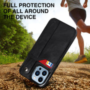 Crazy Horse Texture TPU antiurto + custodia in pelle PU con slot per schede e supporto per cinturino da polso, For iPhone 13 Pro Max, For iPhone 12 mini, For iPhone 12 / 12 Pro