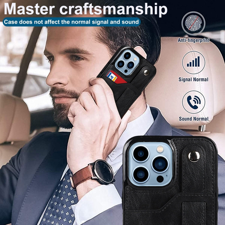 Custodia portafoglio TPU e pelle PU per iPhone 13 Pro Max