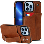 Custodia portafoglio TPU e pelle PU per iPhone 13 Pro Max