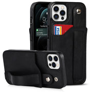 Crazy Horse Texture TPU antiurto + custodia in pelle PU con slot per schede e supporto per cinturino da polso, For iPhone 12 Pro Max, For iPhone 11, For iPhone 11 Pro