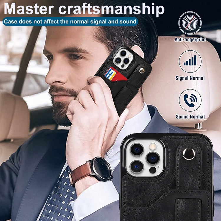 Custodia portafoglio TPU pelle PU con slot carte per iPhone 12 Pr