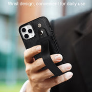 Crazy Horse Texture TPU antiurto + custodia in pelle PU con slot per schede e supporto per cinturino da polso, For iPhone 11 Pro Max, For iPhone X / XS, For iPhone XR