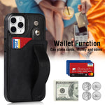 Custodia portafoglio in pelle PU e TPU per iPhone 11 Pro Max