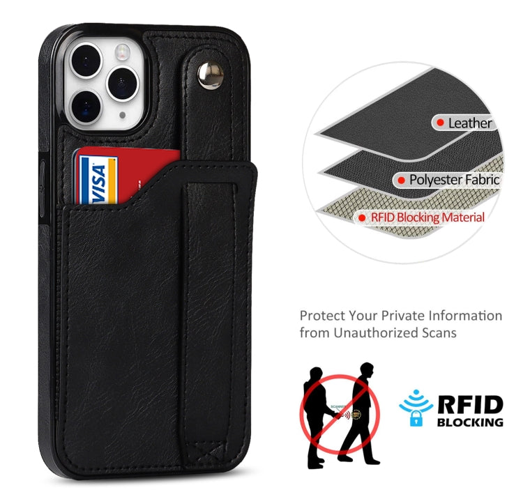Custodia portafoglio in pelle PU e TPU per iPhone 11 Pro Max