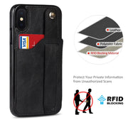 Crazy Horse Texture TPU antiurto + custodia in pelle PU con slot per schede e supporto per cinturino da polso, For iPhone XS Max, For  iPhone SE 2022 / SE 2020 / 7 / 8, For iPhone 7 Plus / 8 Plus
