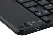 HK006C Custodia in pelle con tastiera Bluetooth staccabile con touchpad e supporto per iPad mini 6