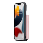 Custodia portafoglio in pelle con cerniera per iPhone 13 Pro