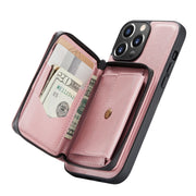 JEEHOOD Custodia in pelle con chiusura a cerniera orizzontale con cerniera magnetica con supporto, slot per schede e portafoglio, For iPhone 13 mini, For iPhone 13, For iPhone 13 Pro, For iPhone 13 Pro Max