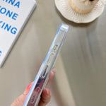 Custodia TPU trasparente con slot per schede per iPhone 13 Pro