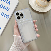 Custodia protettiva in TPU antiurto per slot per schede trasparente, For iPhone 13 mini, For iPhone 13, For iPhone 13 Pro, For iPhone 13 Pro Max
