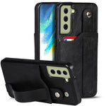 Crazy Horse Texture TPU antiurto + custodia in pelle PU con slot per schede e supporto per cinturino da polso, For Samsung Galaxy S21 FE, For Samsung Galaxy S20, For Samsung Galaxy S20+