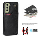Crazy Horse Texture TPU antiurto + custodia in pelle PU con slot per schede e supporto per cinturino da polso, For Samsung Galaxy S21 FE, For Samsung Galaxy S20, For Samsung Galaxy S20+