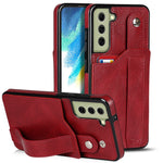 Crazy Horse Texture TPU antiurto + custodia in pelle PU con slot per schede e supporto per cinturino da polso, For Samsung Galaxy S21 FE, For Samsung Galaxy S20, For Samsung Galaxy S20+