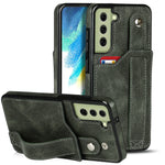 Crazy Horse Texture TPU antiurto + custodia in pelle PU con slot per schede e supporto per cinturino da polso, For Samsung Galaxy S21 FE, For Samsung Galaxy S20, For Samsung Galaxy S20+