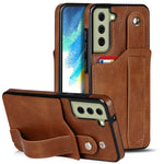 Crazy Horse Texture TPU antiurto + custodia in pelle PU con slot per schede e supporto per cinturino da polso, For Samsung Galaxy S21 FE, For Samsung Galaxy S20, For Samsung Galaxy S20+