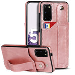 Crazy Horse Texture TPU antiurto + custodia in pelle PU con slot per schede e supporto per cinturino da polso, For Samsung Galaxy S21 FE, For Samsung Galaxy S20, For Samsung Galaxy S20+