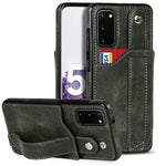 Crazy Horse Texture TPU antiurto + custodia in pelle PU con slot per schede e supporto per cinturino da polso, For Samsung Galaxy S21 FE, For Samsung Galaxy S20, For Samsung Galaxy S20+