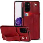 Crazy Horse Texture TPU antiurto + custodia in pelle PU con slot per schede e supporto per cinturino da polso, For Samsung Galaxy S21 FE, For Samsung Galaxy S20, For Samsung Galaxy S20+
