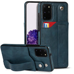 Crazy Horse Texture TPU antiurto + custodia in pelle PU con slot per schede e supporto per cinturino da polso, For Samsung Galaxy S21 FE, For Samsung Galaxy S20, For Samsung Galaxy S20+