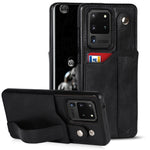 Crazy Horse Texture TPU antiurto + custodia in pelle PU con slot per schede e supporto per cinturino da polso, For Samsung Galaxy S20 Ultra, For Samsung Galaxy Note20, For Samsung Galaxy Note20 Ultra