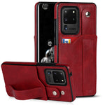 Crazy Horse Texture TPU antiurto + custodia in pelle PU con slot per schede e supporto per cinturino da polso, For Samsung Galaxy S20 Ultra, For Samsung Galaxy Note20, For Samsung Galaxy Note20 Ultra
